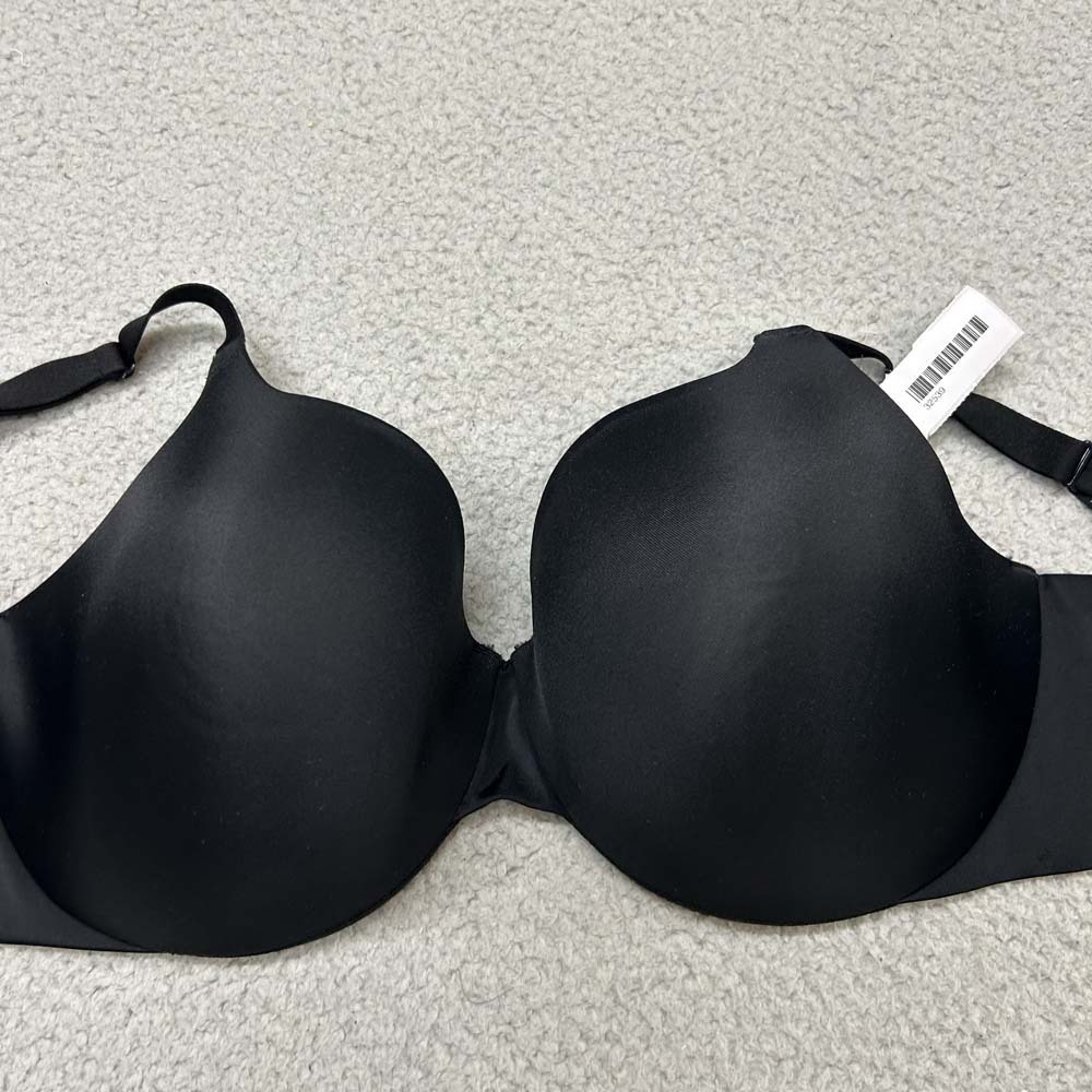Cacique Bra 40DDD Full Coverage Bra  Black Lane Bryant Underwire Smooth